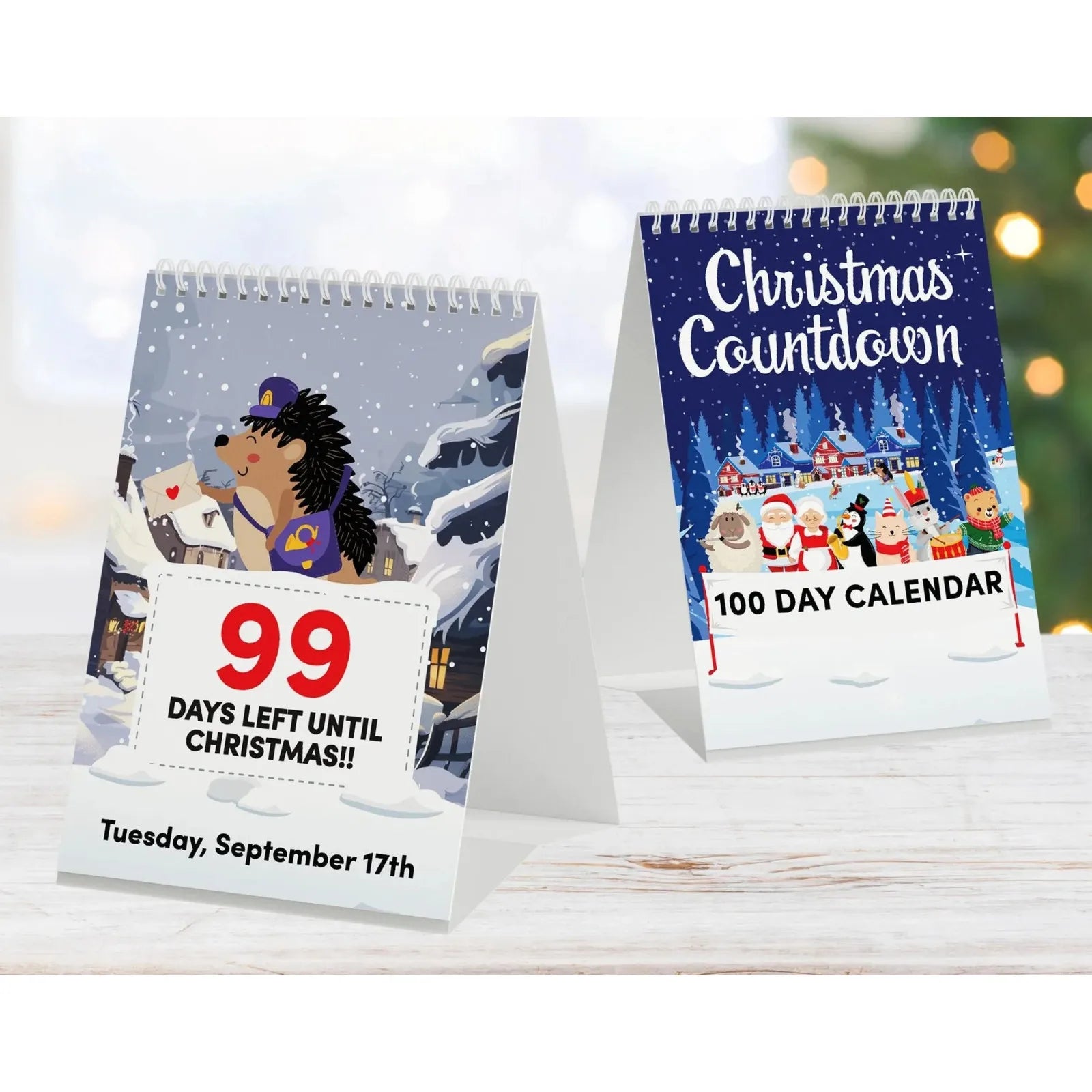 Festivo – 100 Days Christmas Countdown Calendar for Home Decoration