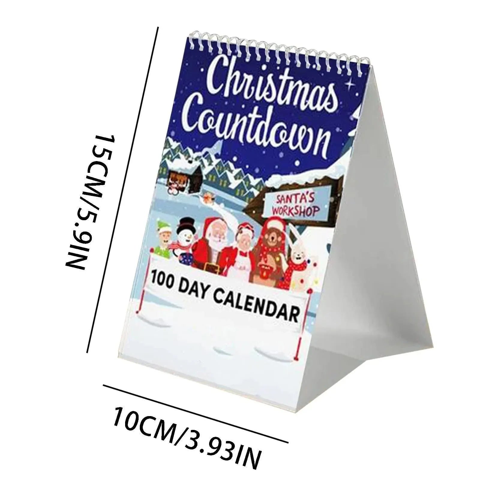 Festivo – 100 Days Christmas Countdown Calendar for Home Decoration