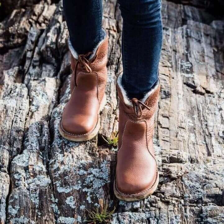 Averra – Botas de invierno para mujer con forro de lana y diseño impermeable