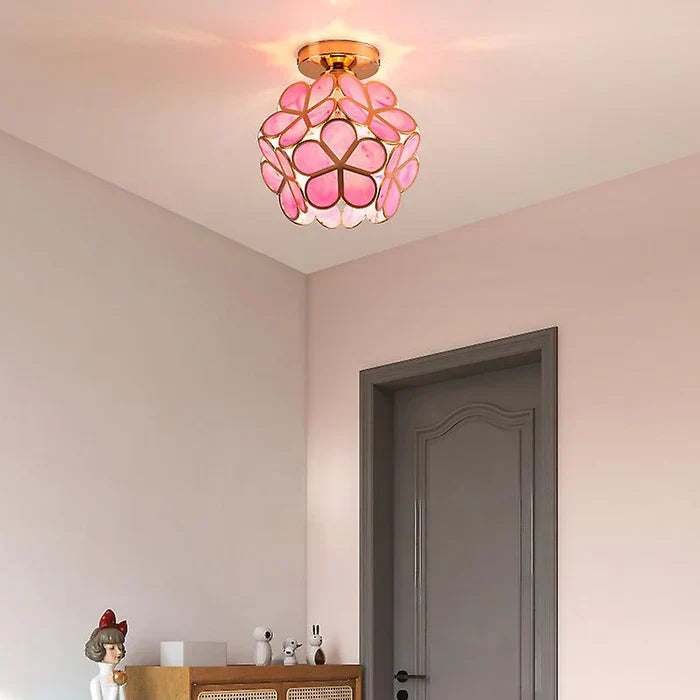Melzano BloomGlow | Elegant glass ceiling lamp with flowers to beautify your space with timeless style