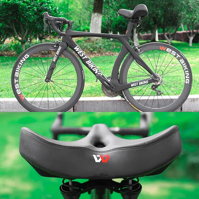 Melzano CycleZen | Comfortable Bicycle Saddle | Ergonomic Design | Long-lasting Comfort