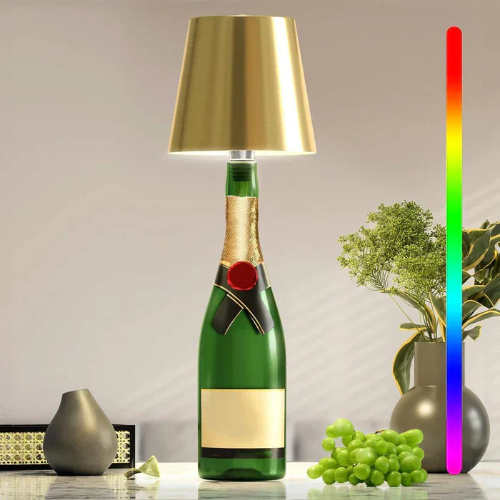 GlowBottle – Portable LED bottle lamp with touch control and dimming function