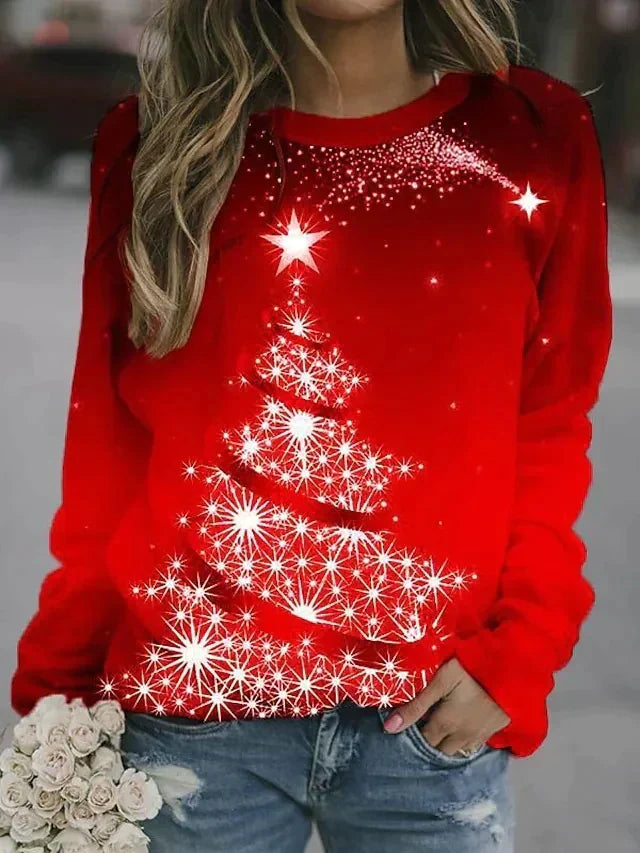 Kia – Kersttrui zachte gebreide stof met motief – Unisex winter