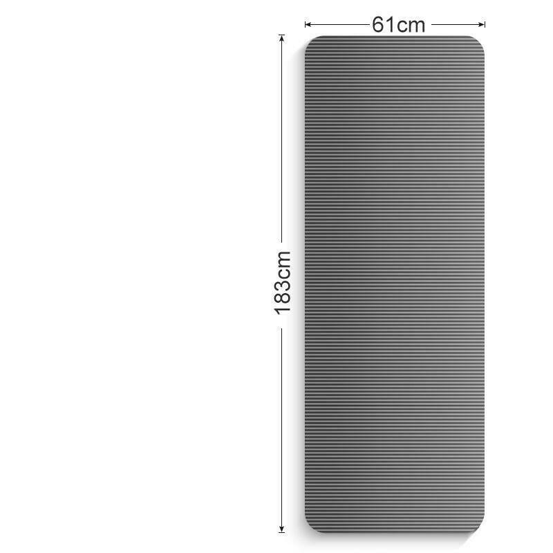 Melzano Fitness Zwarte Yoga Mat