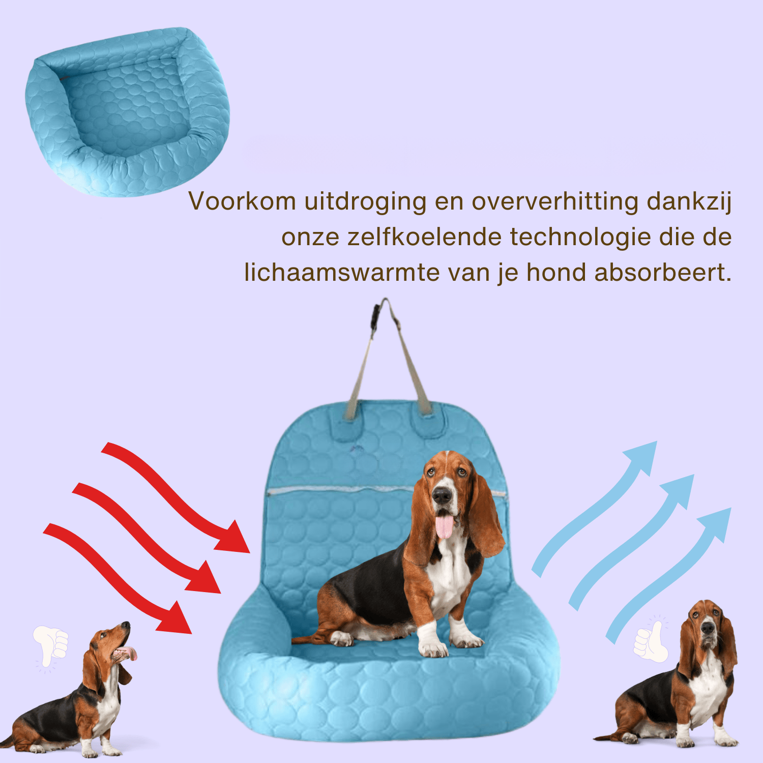 Melzano Koelmand | Koelmand voor in de auto (4 keer effectiever)