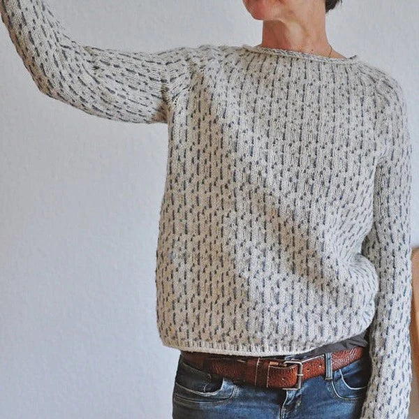 Suéter de Cuello de Bote Gris Chic | Ropa de Mujer Estilosa y Cómoda