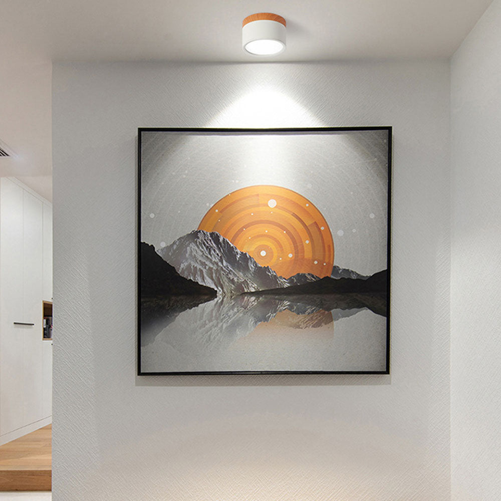 Cylora – Compacte flush plafondlamp – Moderne aluminium LED spot