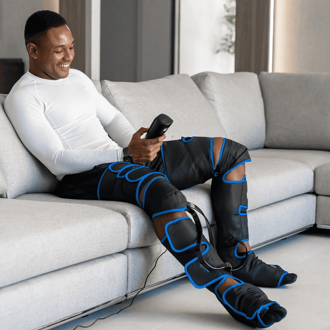 Virelo – 360° luchtdruk-beenmassage met warmte – voor actieve benen