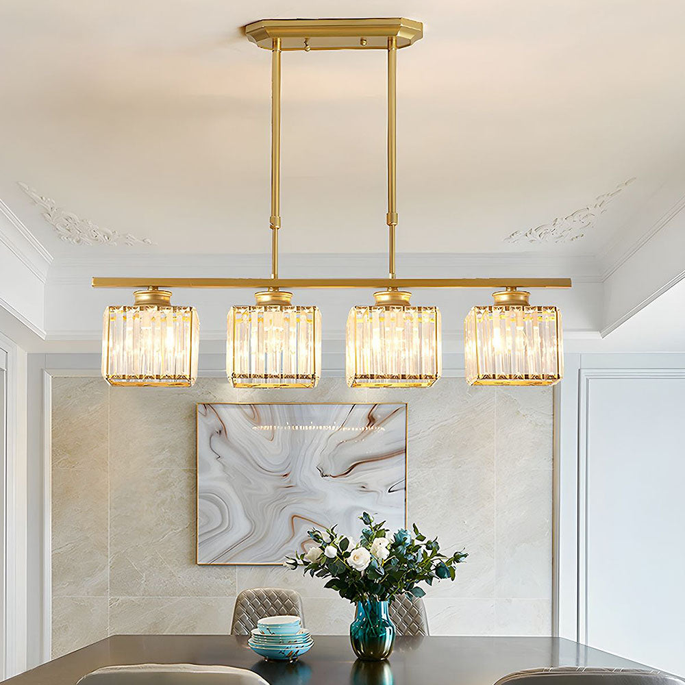 Artesso – Moderne Art Deco glazen hanglamp – Keukeneiland kroonluchter