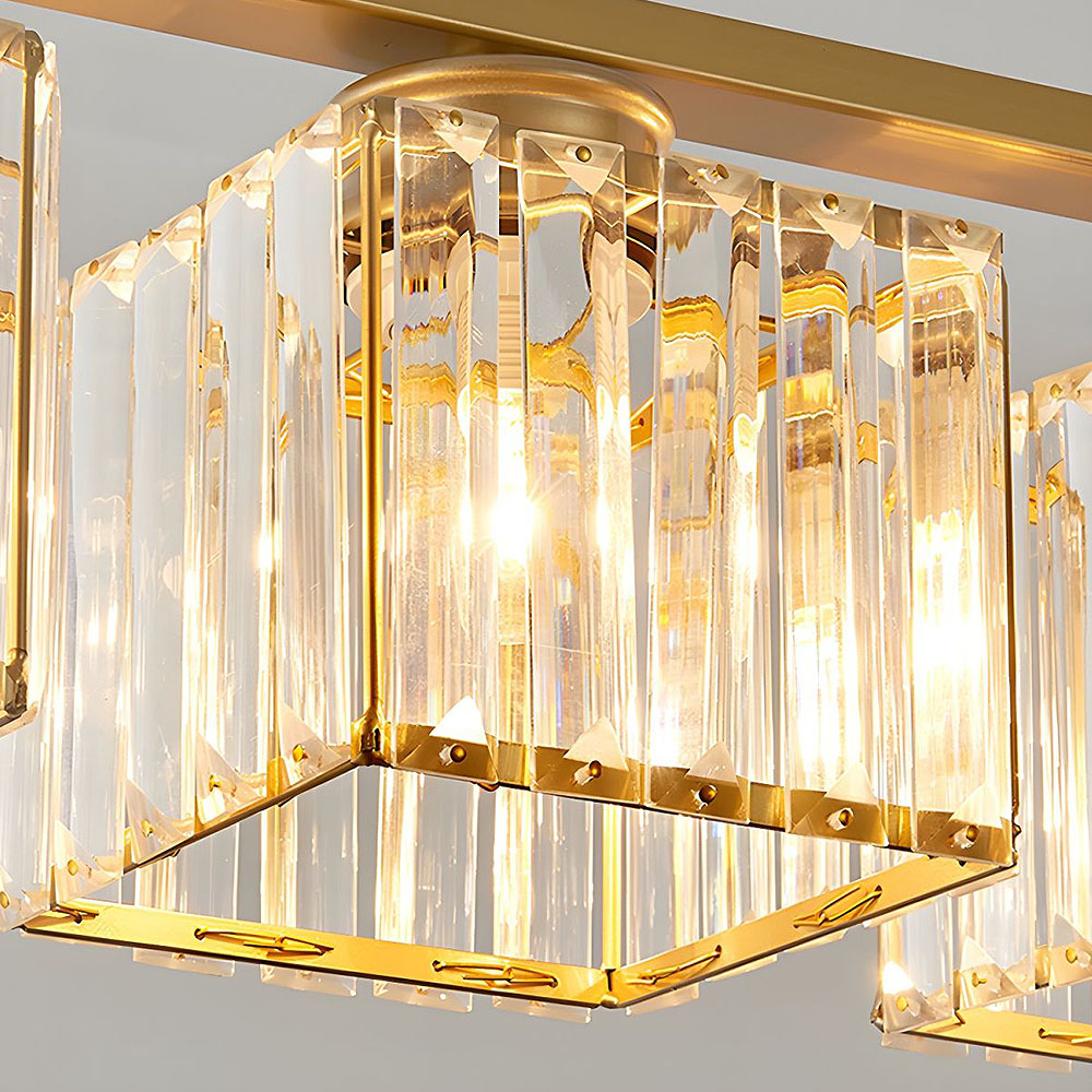 Artesso – Moderne Art Deco glazen hanglamp – Keukeneiland kroonluchter