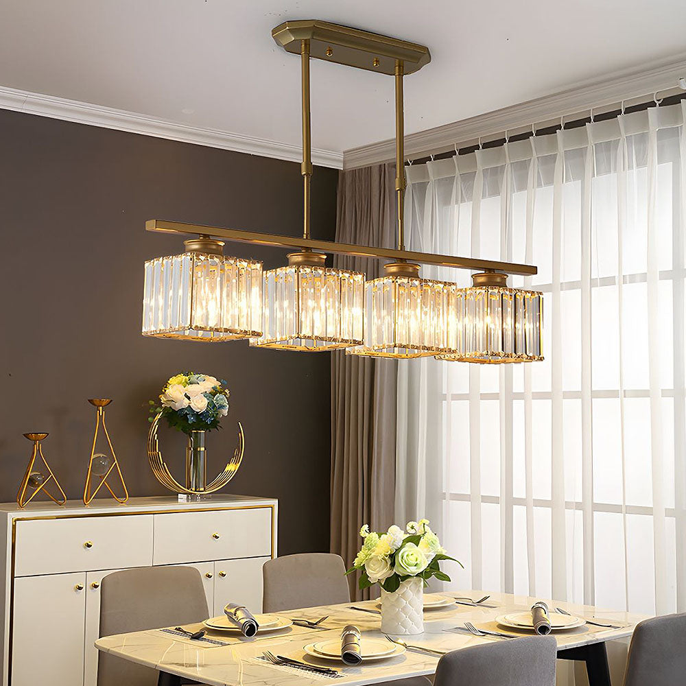 Artesso – Moderne Art Deco glazen hanglamp – Keukeneiland kroonluchter