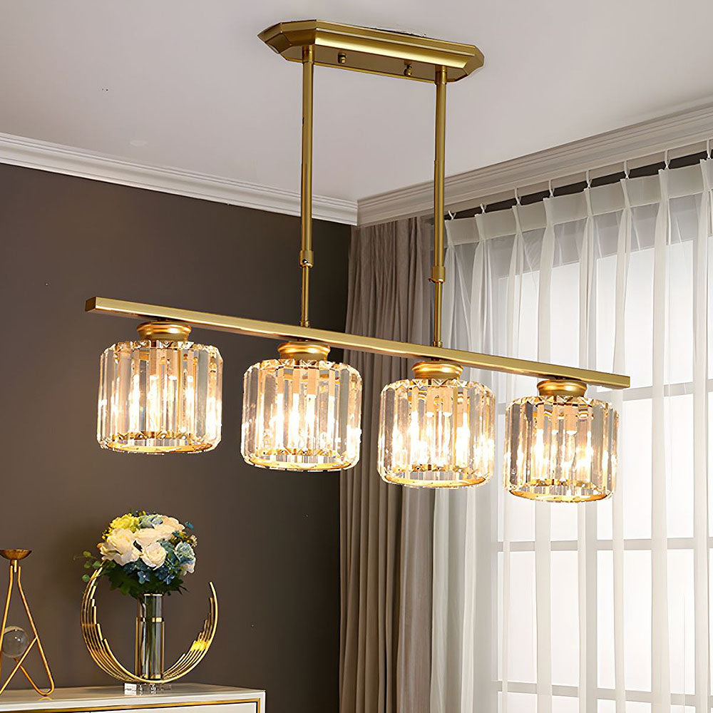 Artesso – Moderne Art Deco glazen hanglamp – Keukeneiland kroonluchter