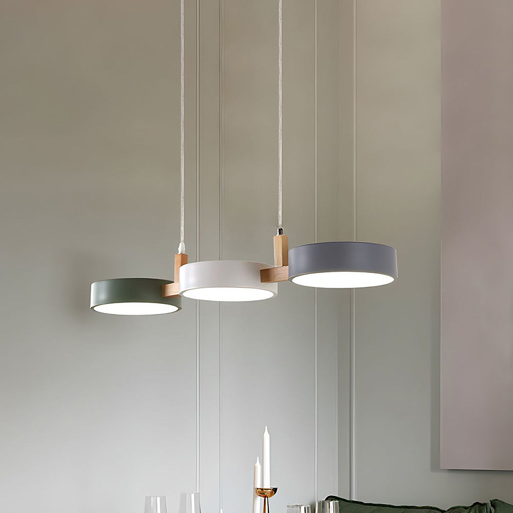 Nordura – Modern cylindrical pendant lamp – Multiple LED light points