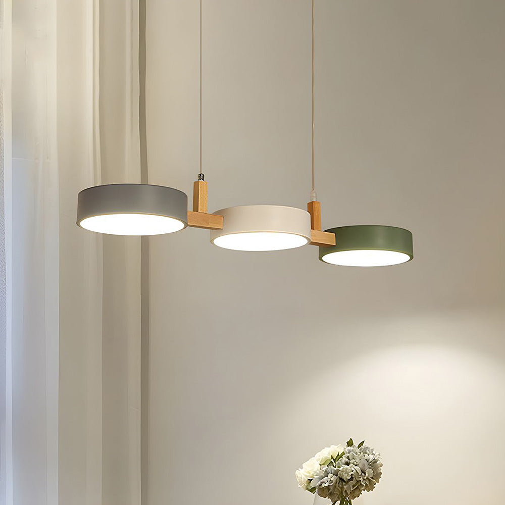 Nordura – Modern cylindrical pendant lamp – Multiple LED light points