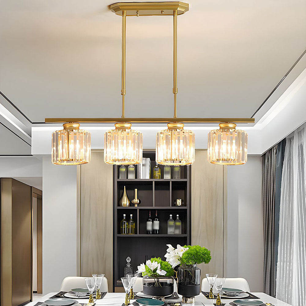 Artesso – Moderne Art Deco glazen hanglamp – Keukeneiland kroonluchter