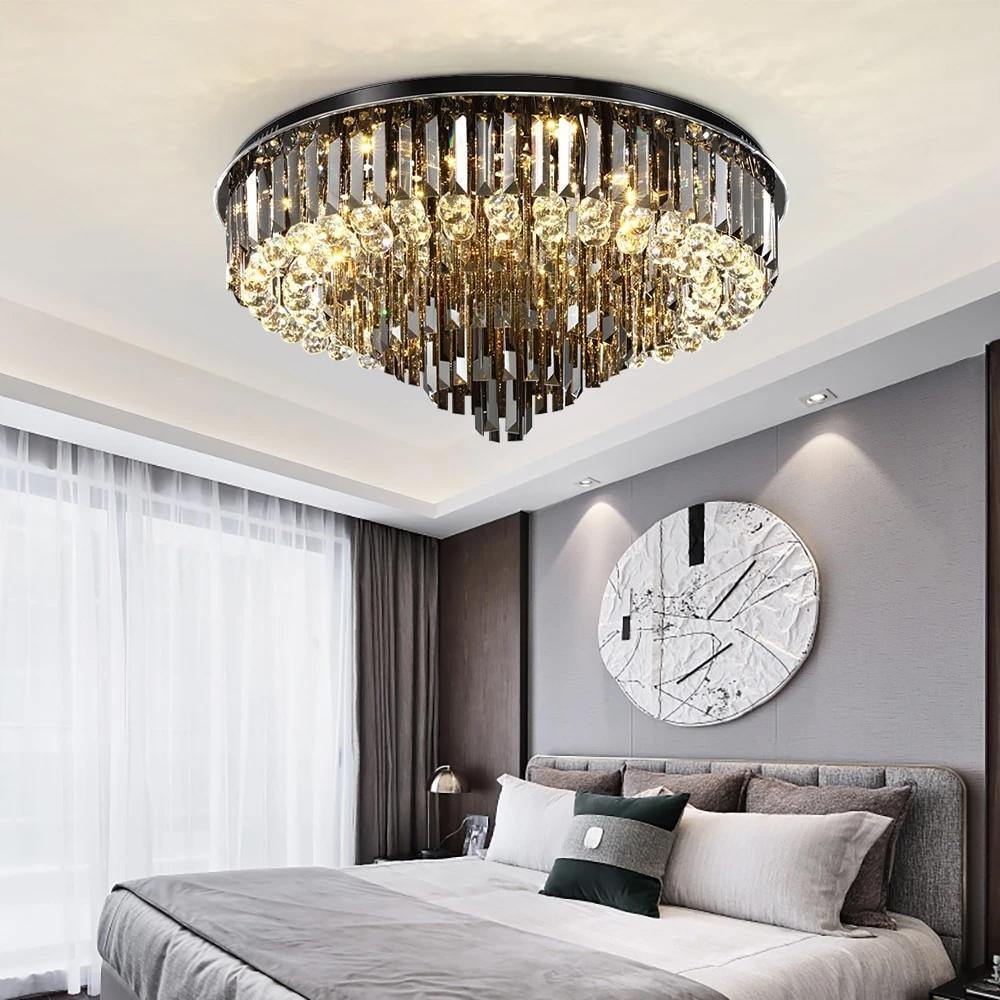 Lumivista – Luxe kristallen kroonluchter – Spiegel & glasbol design