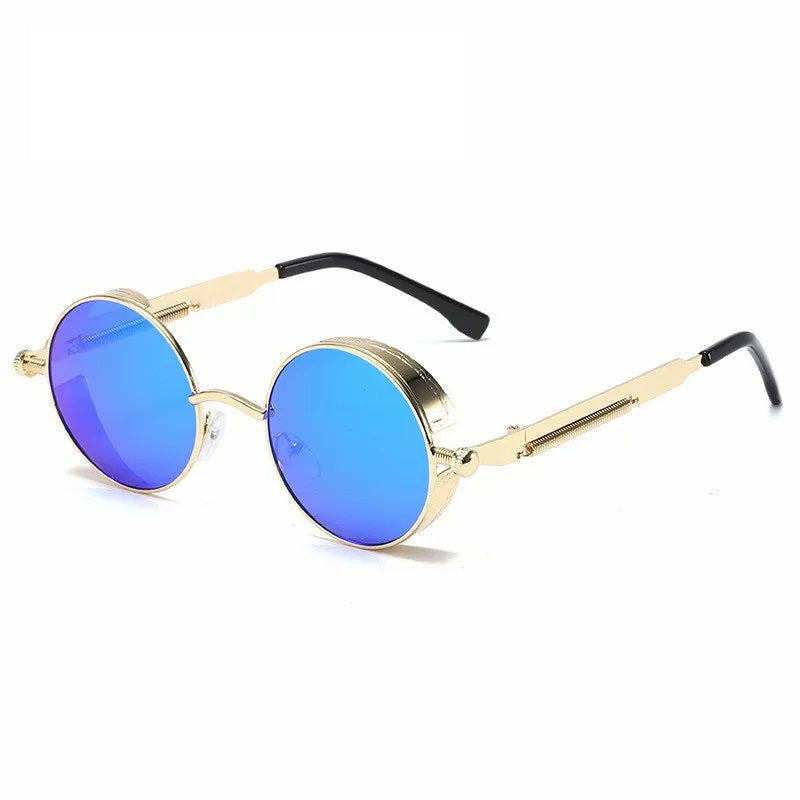 Kevin – Round vintage sunglasses with UV400 protection – unisex style
