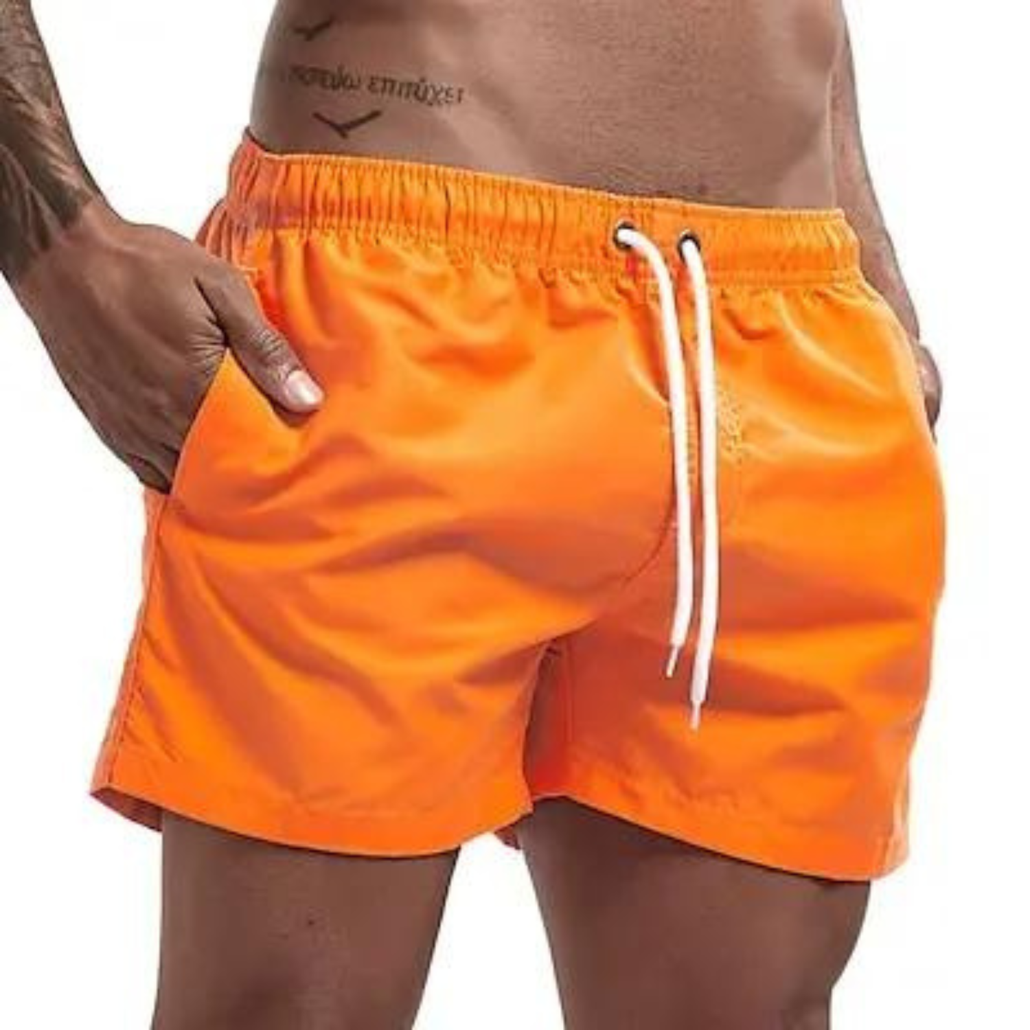 Melzano Sunsets Collection - Comfortabele heren zwembroek met bandjes