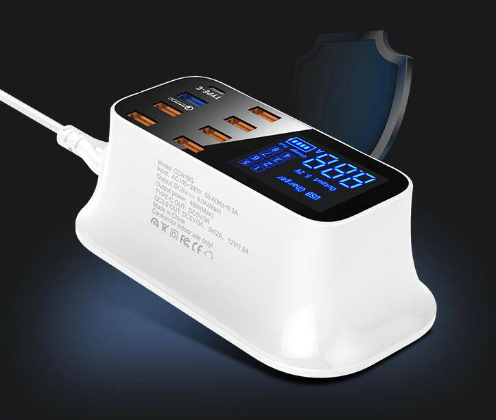 Melzano Quick Charge 3.0 Slim USB-laadstation