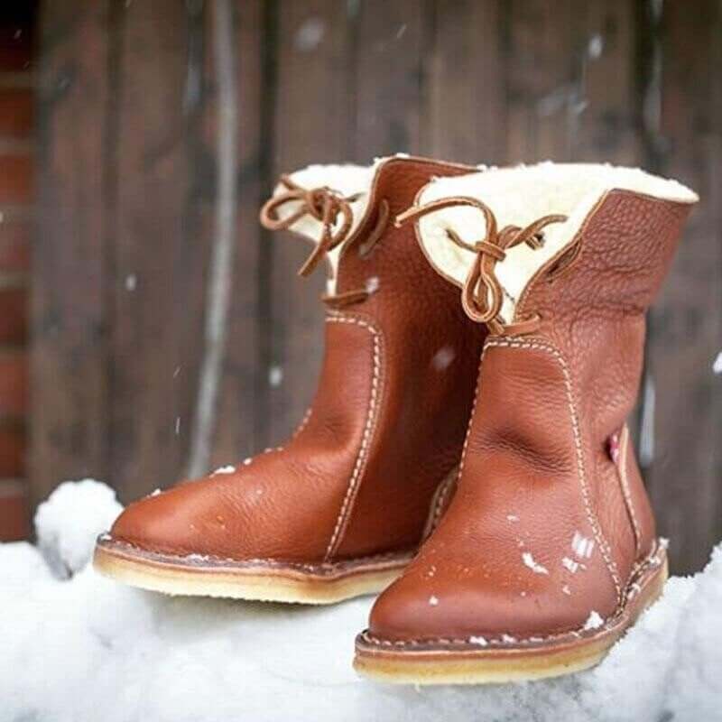 Averra – Botas de invierno para mujer con forro de lana y diseño impermeable