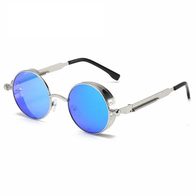 Kevin – Round vintage sunglasses with UV400 protection – unisex style