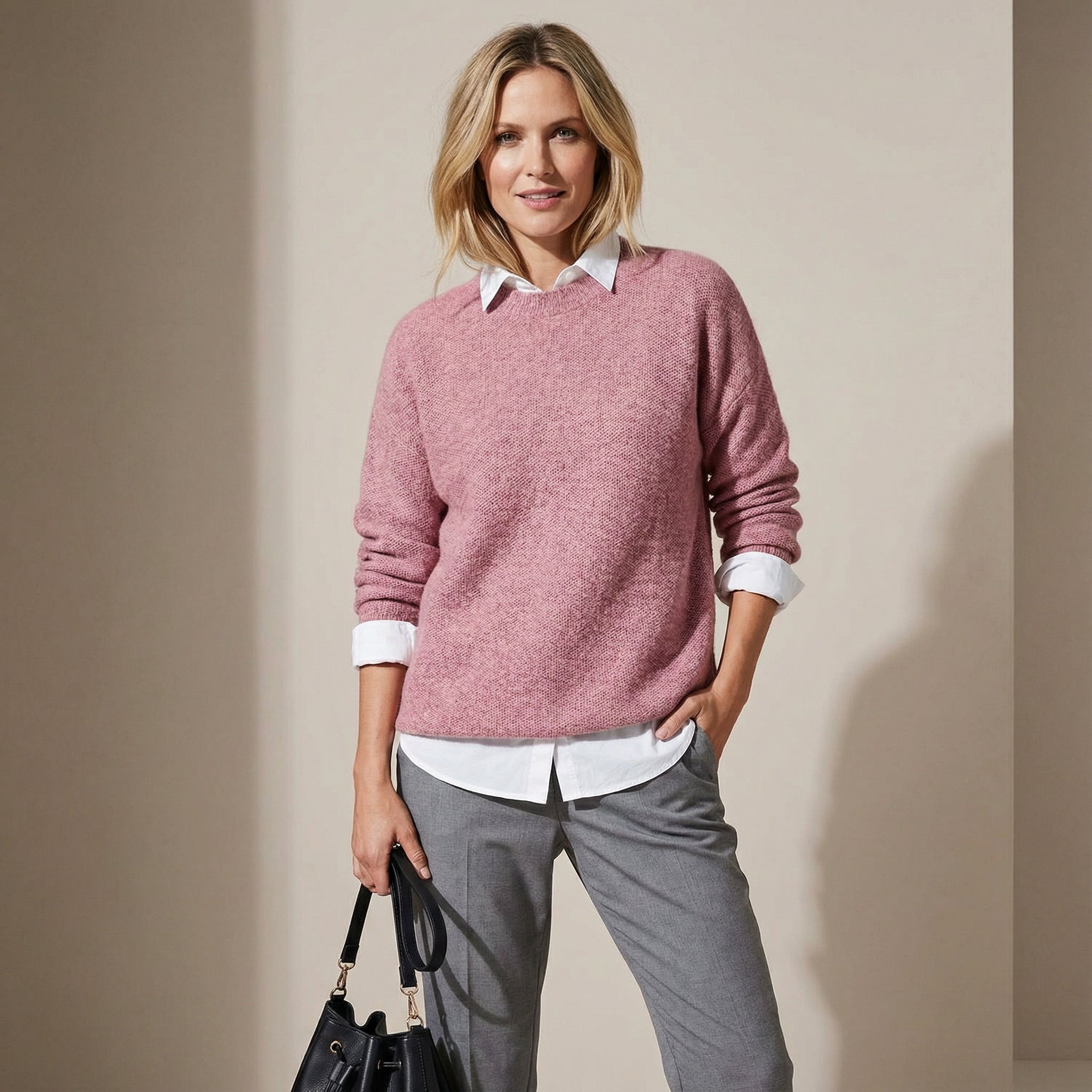 Suéter de cachemira elegante - lujoso, atemporal y moderno