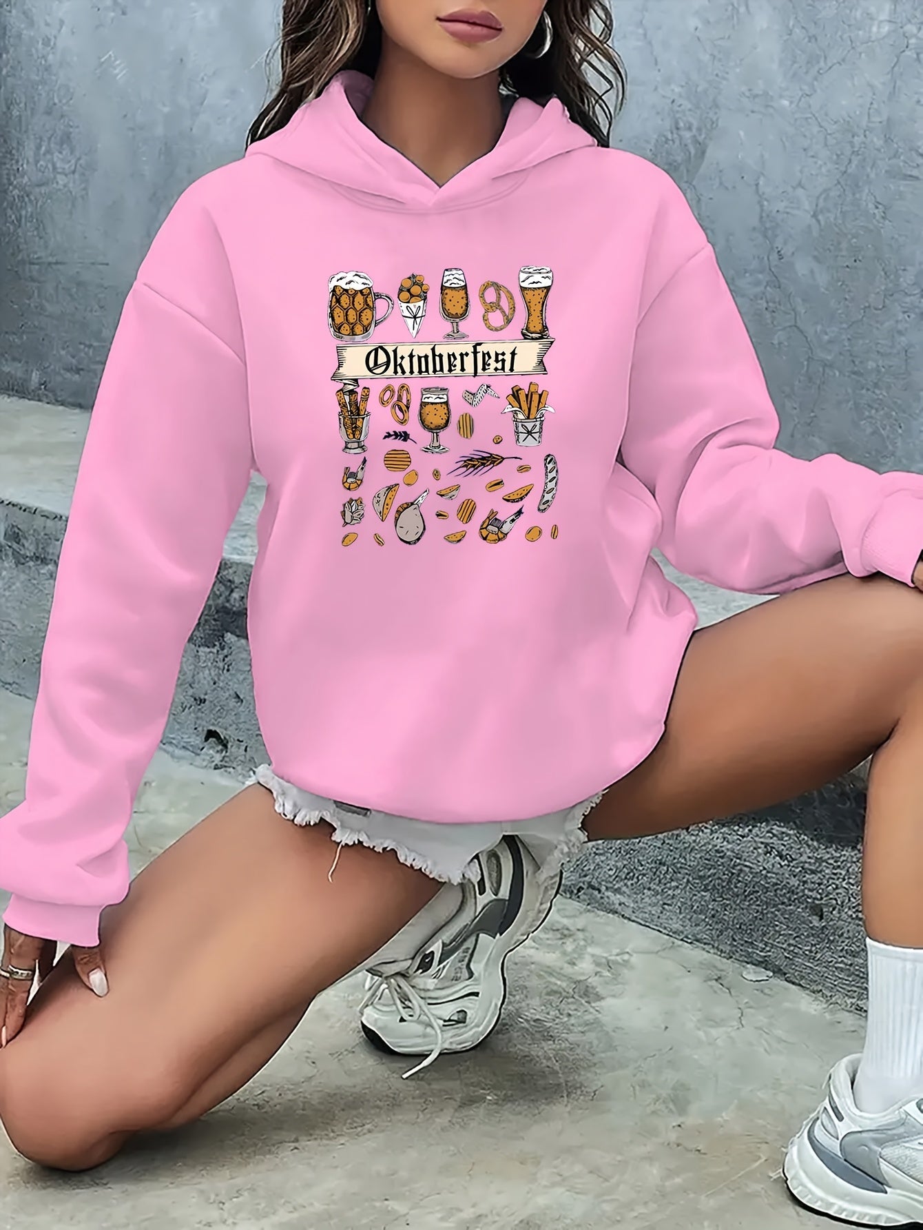 Bavaria Spirit Dames Hoodie Anna – Oktoberfest Warm voor Herfst & Winter