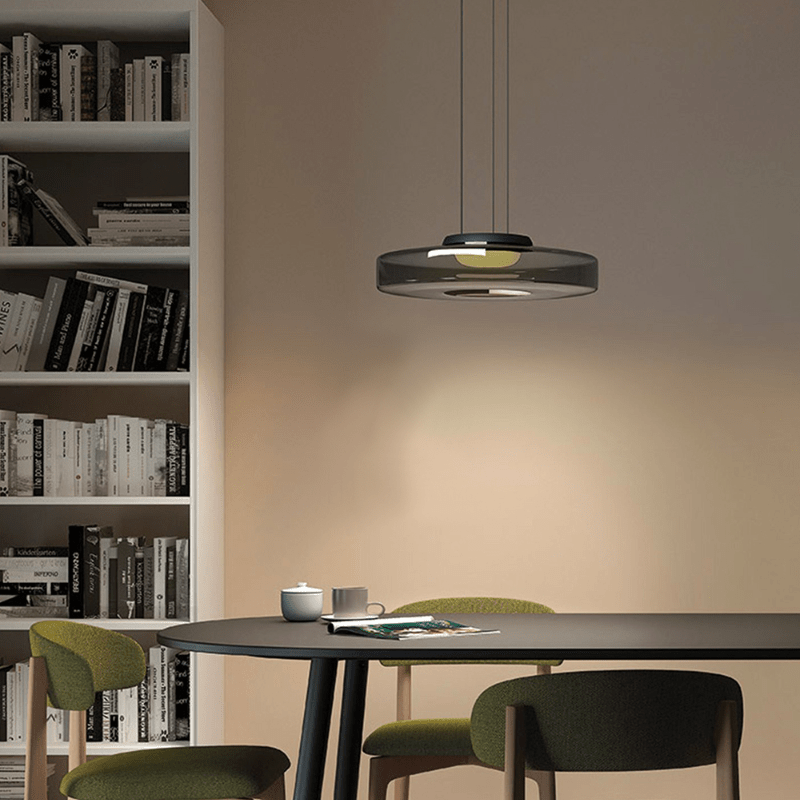 AuroraLicht – Glazen Bauhaus Hanglamp | Modern & Verstelbaar Design