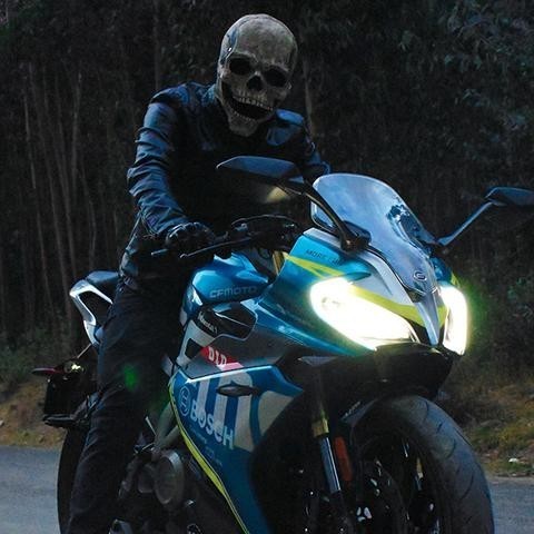 Skull Full-Mask Costume - Realistisch Griezelmasker voor Feesten & Cosplay