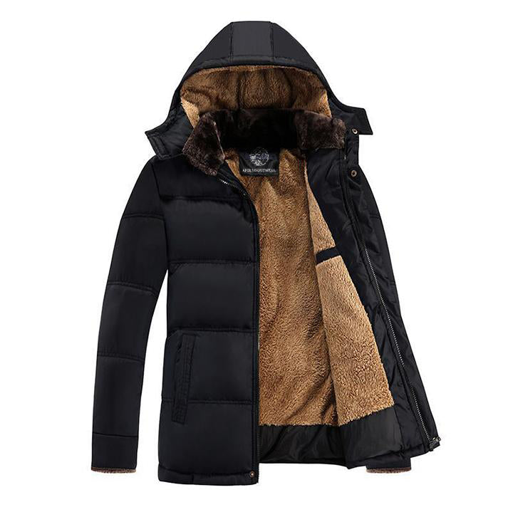 Leander Fleece Parka - Stylish winter coat with a unique design