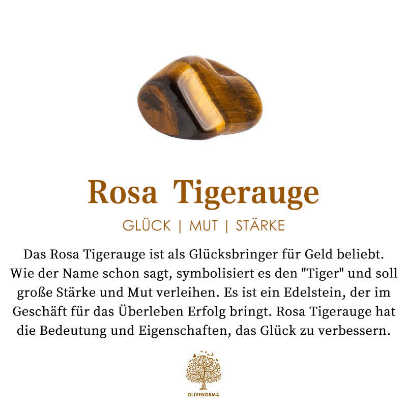 Orion – Tigerauge & Lapislazuli Rosenkranz-Halskette für Herren
