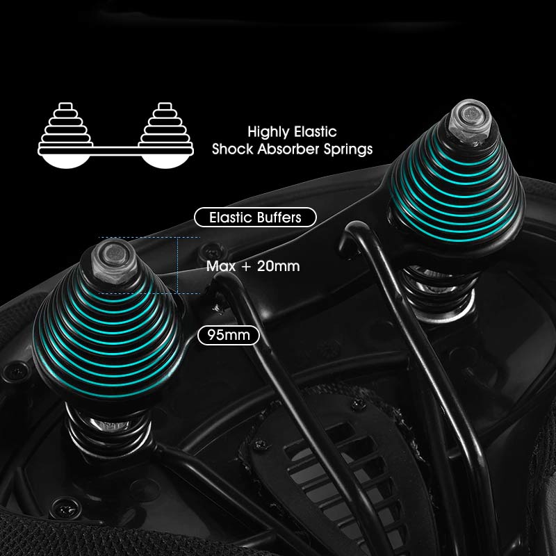 Melzano CycleZen | Comfortable Bicycle Saddle | Ergonomic Design | Long-lasting Comfort