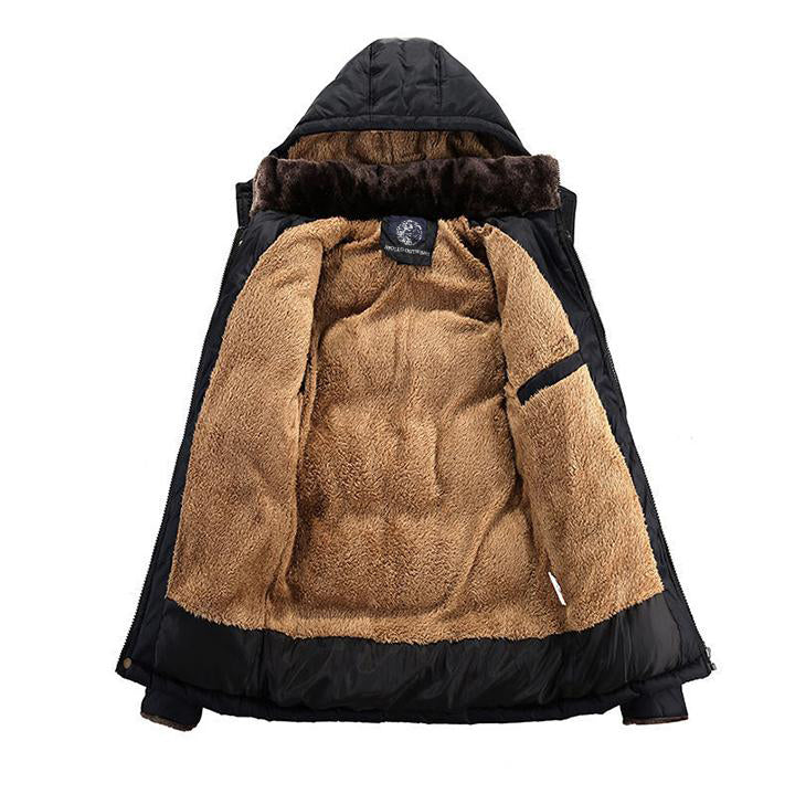 Leander Fleece Parka - Stylish winter coat with a unique design