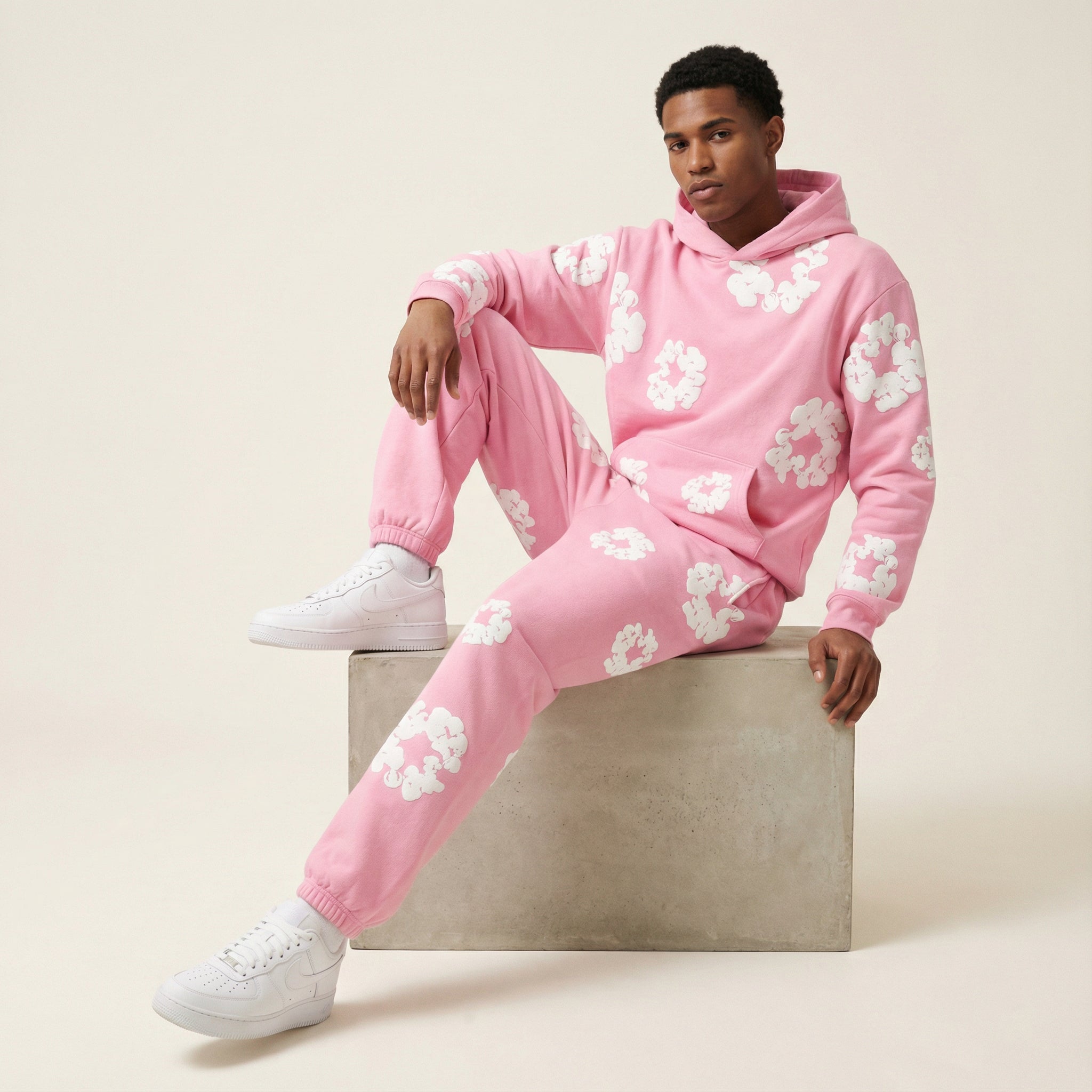 Chándal para hombre – Ajuste cómodo con diseño floral llamativo