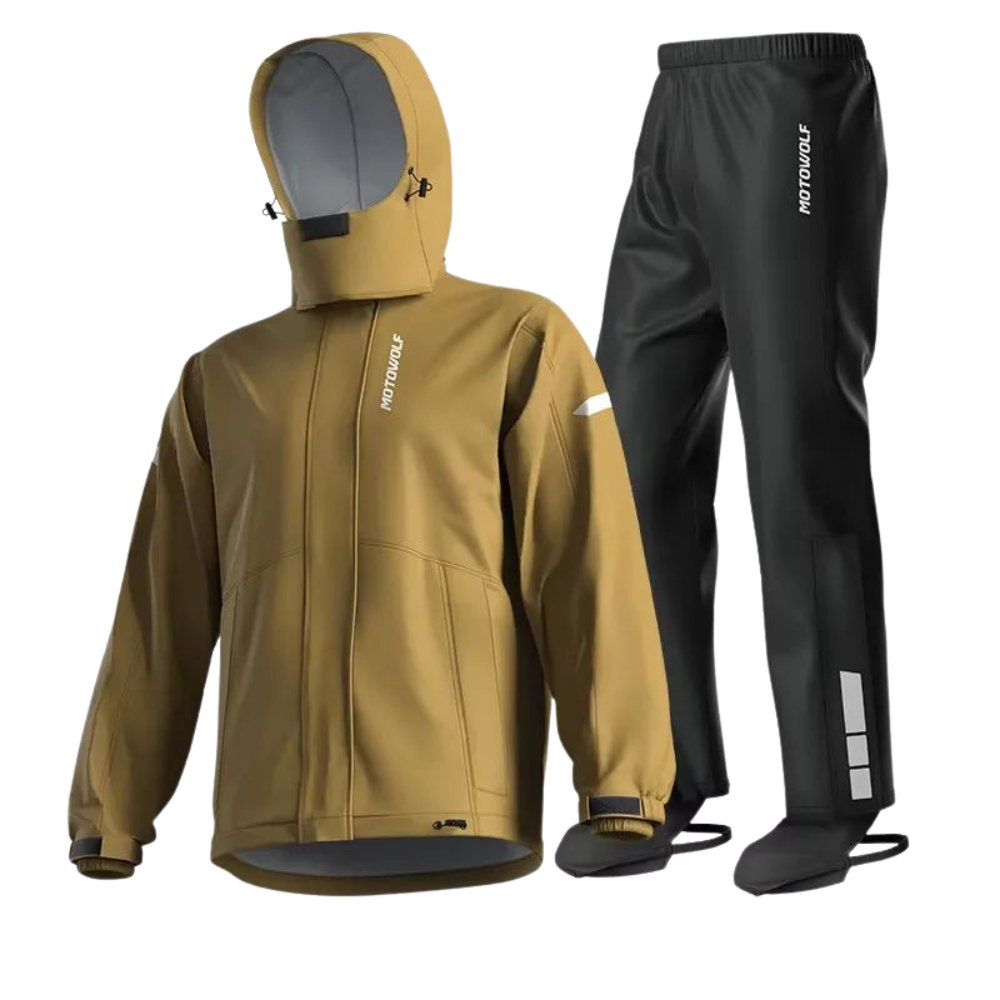 MotoShield – chaqueta y pantalón de motorista Regenpak – impermeable y transpirable unisex