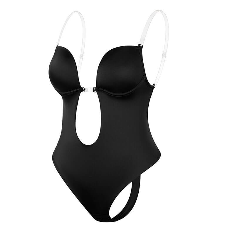 Lunessa – Shapewear Body Deep V Rugloos Spandex – Dames Zomerlook