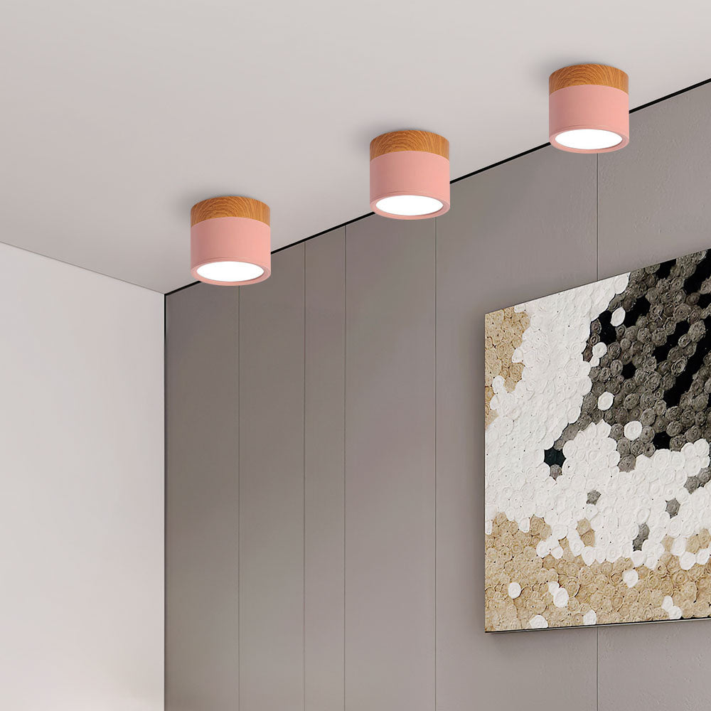 Cylora – Compacte flush plafondlamp – Moderne aluminium LED spot