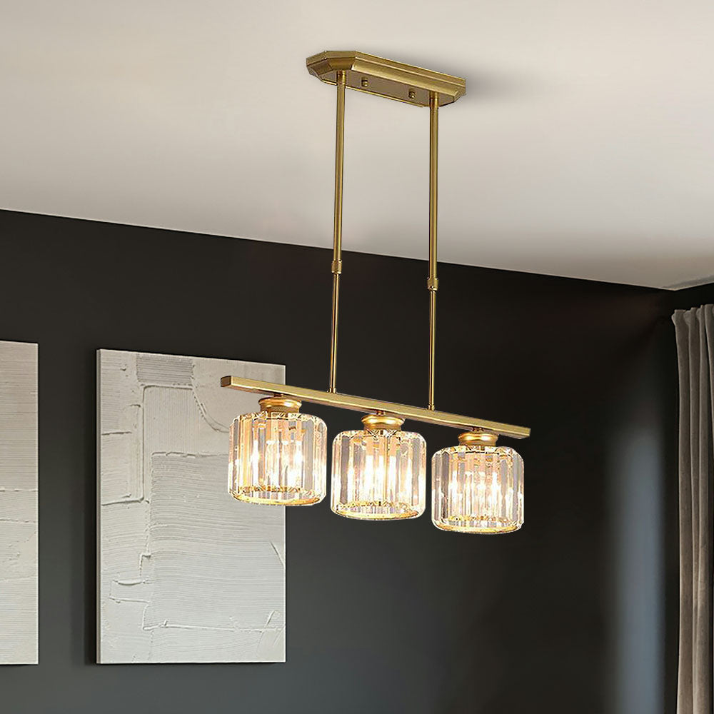 Artesso – Moderne Art Deco glazen hanglamp – Keukeneiland kroonluchter