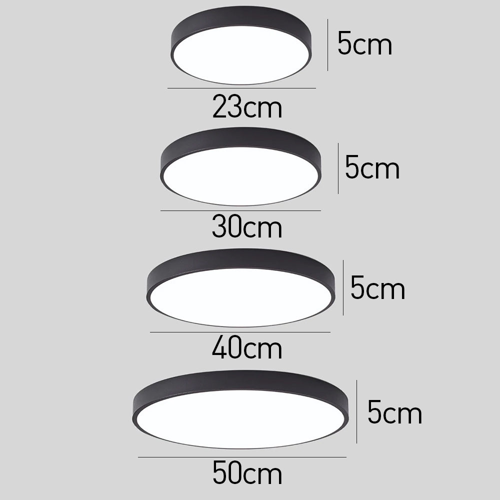 Circona – Ronde flush LED plafondlamp – Modern en energiezuinig design