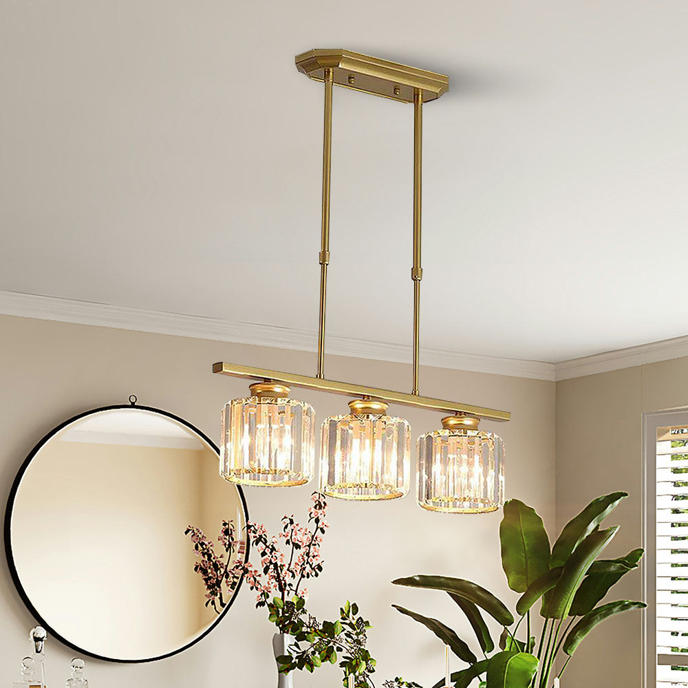 Artesso – Moderne Art Deco glazen hanglamp – Keukeneiland kroonluchter