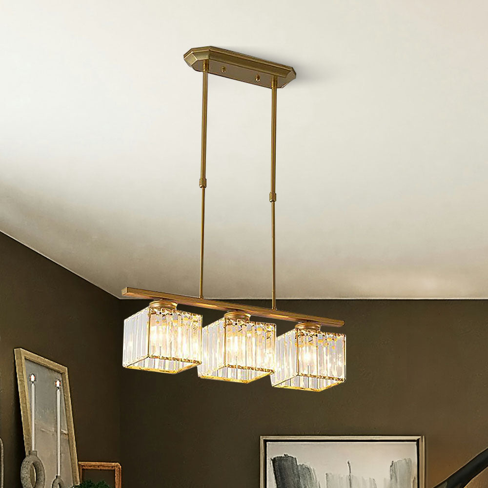 Artesso – Moderne Art Deco glazen hanglamp – Keukeneiland kroonluchter