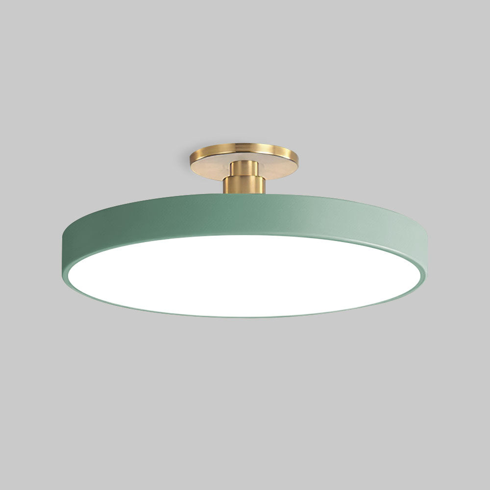Acrion – Round LED ceiling lamp – Semi flush modern design
