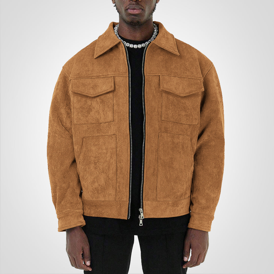 RetroStreet Suède Jack – Tijdloos Design & Moderne Stijl