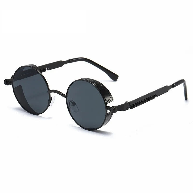Kevin – Round vintage sunglasses with UV400 protection – unisex style