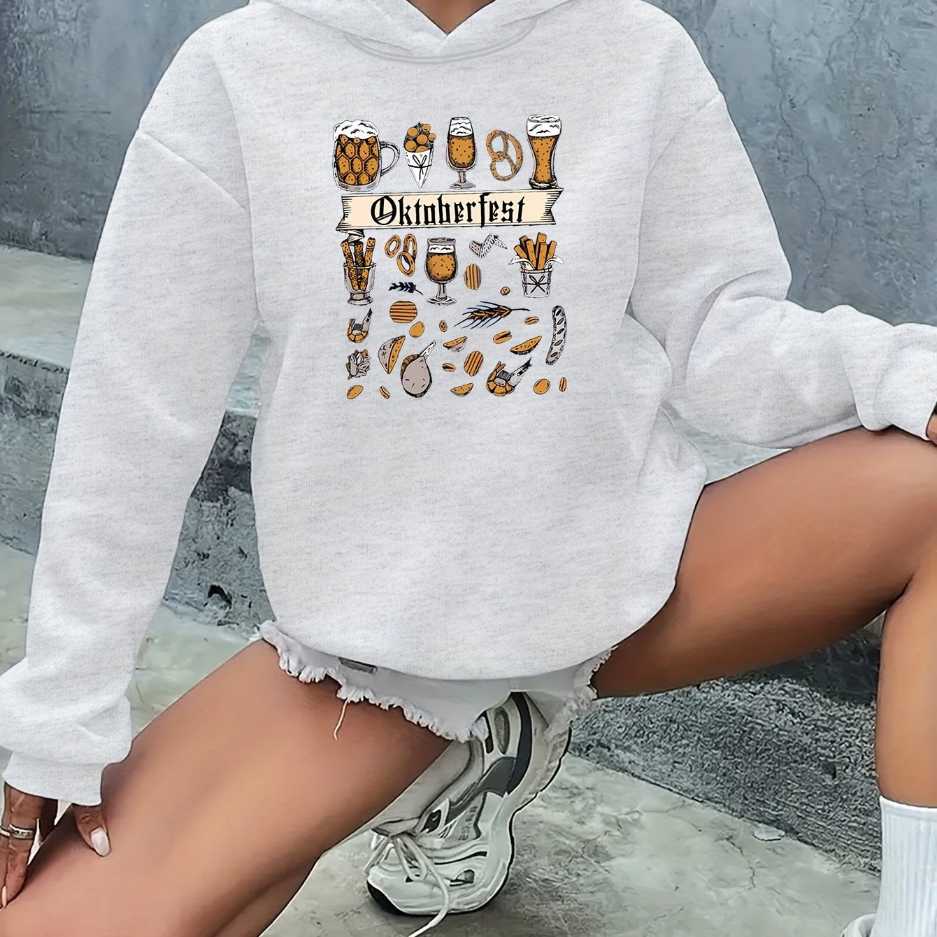 Bavaria Spirit Dames Hoodie Anna – Oktoberfest Warm voor Herfst & Winter
