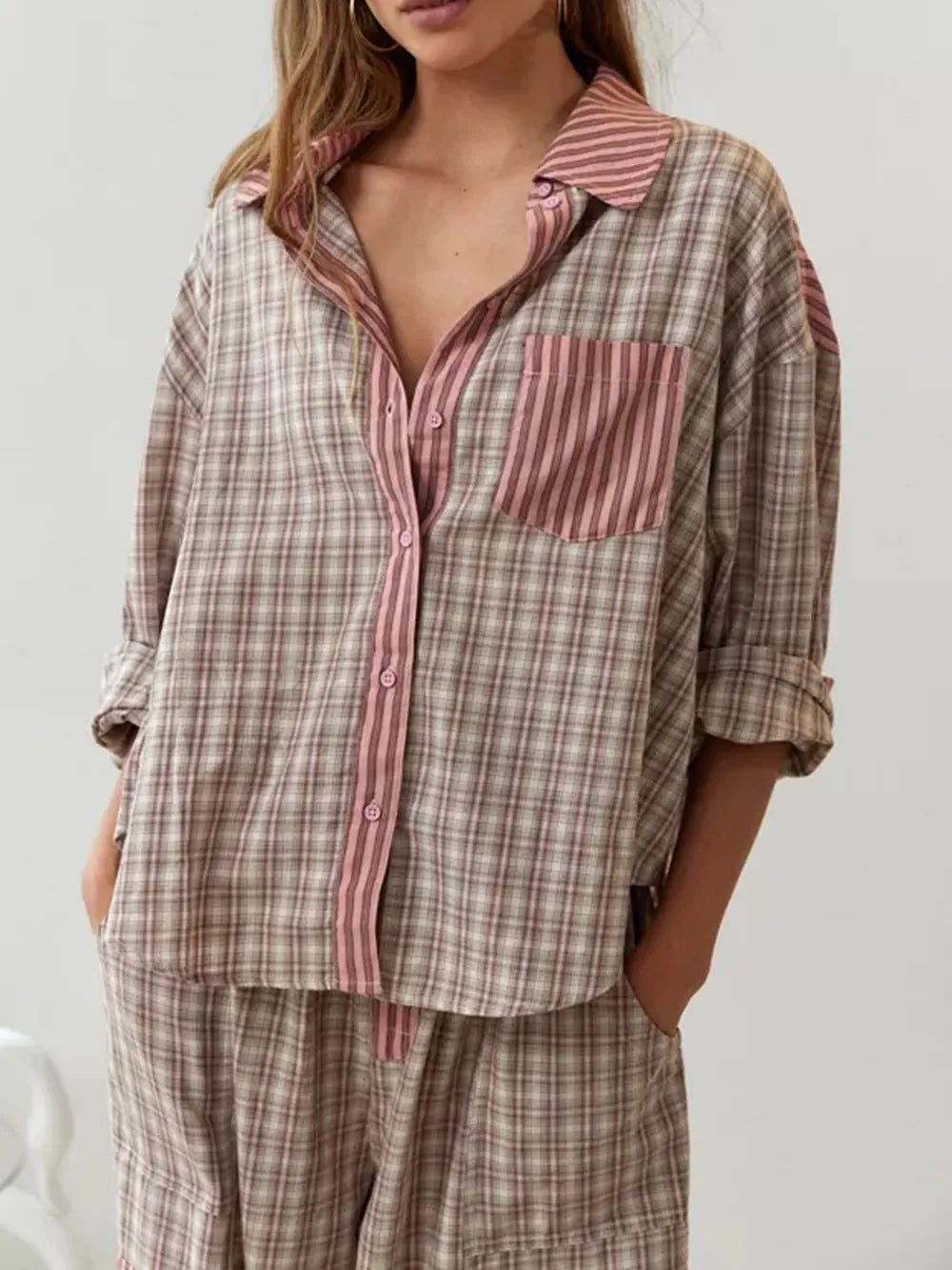 Cosy Cotton – Two-piece Soft & Stretchy Cotton Pajama Set