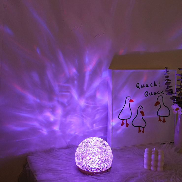 Melzano Crystal Lamp