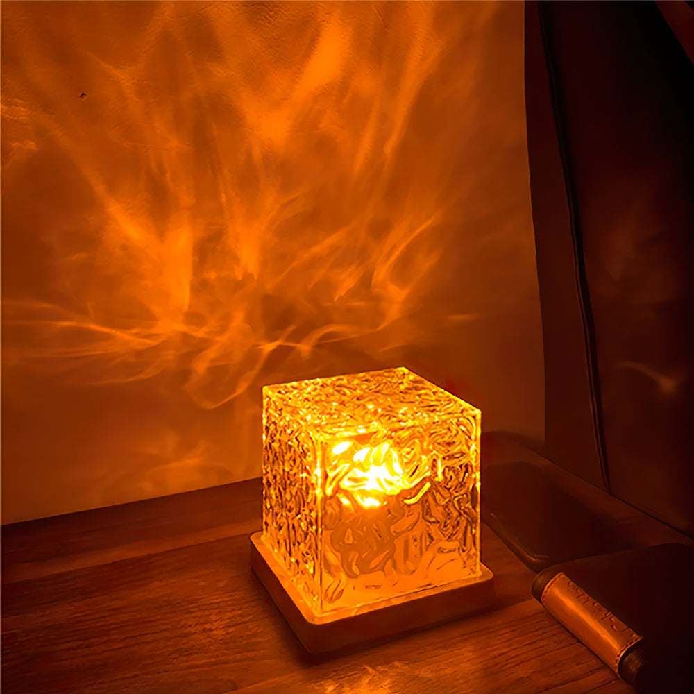 Melzano Dynamic LED Water Ripple Table Lamp 16 Colors