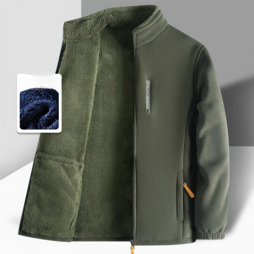 Heren Fleece Gevoerd Winterjack - Comfortabel en Stijlvol