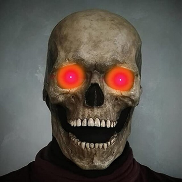 Skull Full-Mask Costume - Realistisch Griezelmasker voor Feesten & Cosplay